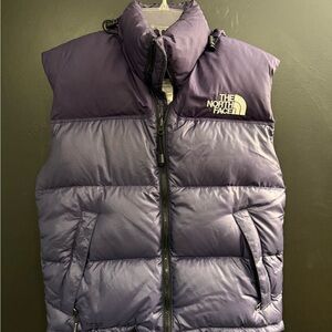 The North Face Dark Purple Puffer Vest